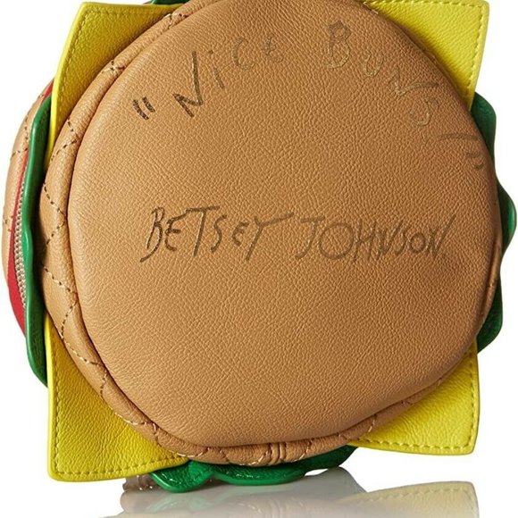 NWT Betsey Johnson NICE BUNS HAMBERGER WRISTLET - Picture 3 of 11